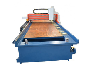 CNC جدول V Grooving Machine 1250 * 5000 با راهنمای خطی خطی
